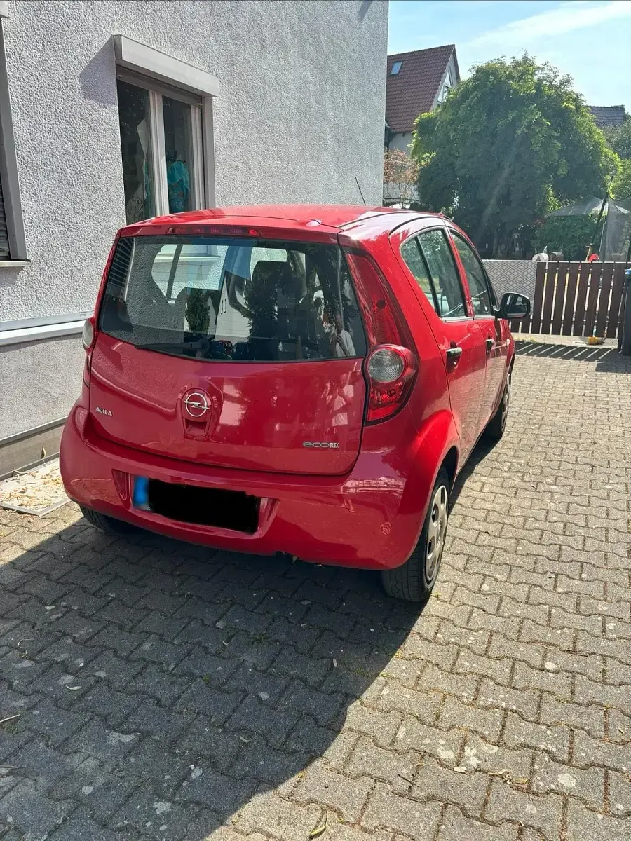 Gebraucht Opel Agila 65 PS (47 kW) 2009 Rot Kleinwagen