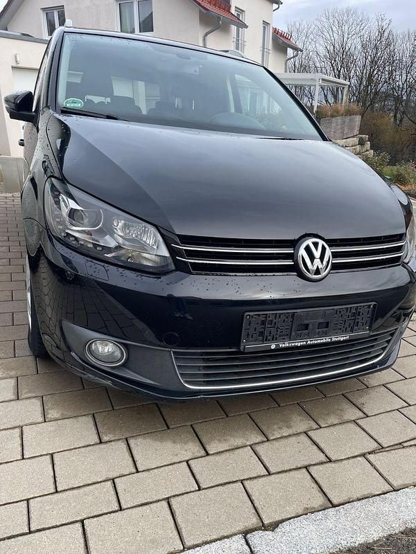 Gebraucht VW Touran Highline 140 PS (102 kW) 2010 Schwarz Van / Kleinbus