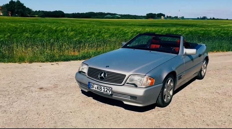 Silber Gebraucht 1995 Mercedes SL320 Edition Cabrio | 17.999 € - Bild 1/4