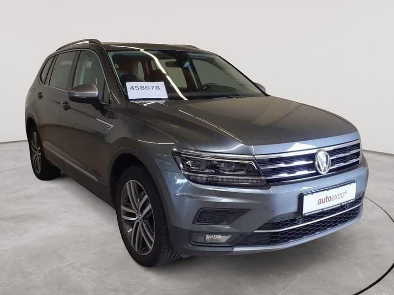 Platinum grey metallic Gebraucht 2020 VW Tiguan Allspace Highline SUV | 28.890 € (Guter Preis) - Bild 1/4