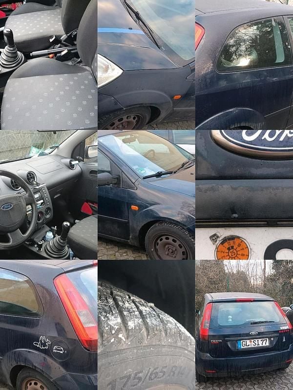 Blau Gebraucht 2005 Ford Fiesta Kleinwagen | 700 € (Superpreis) - Bild 1/4