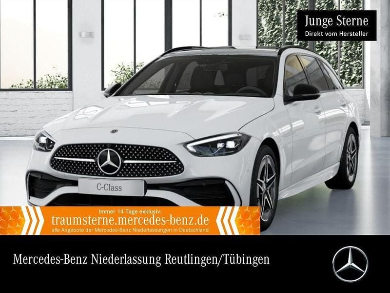 Weiß Gebraucht 2024 Mercedes C180 AMG Kombi | 39.890 € (Fairer Preis) - Bild 1/3