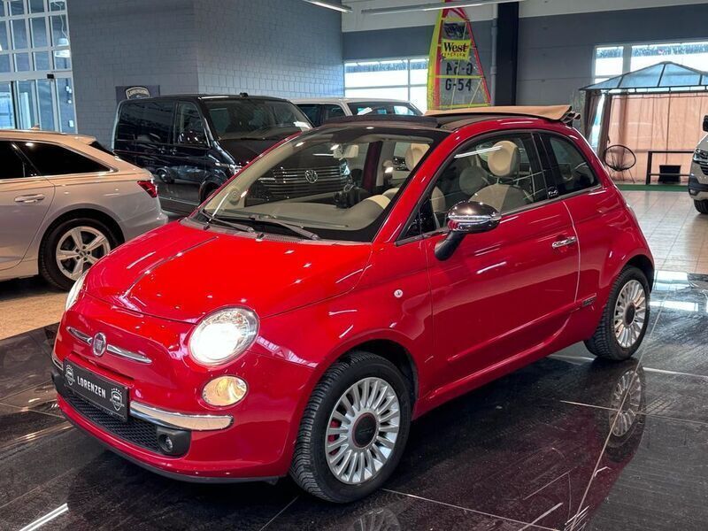 Rot Gebraucht 2013 Fiat 500 Lounge Cabrio | 6.995 € (Guter Preis) - Bild 1/4