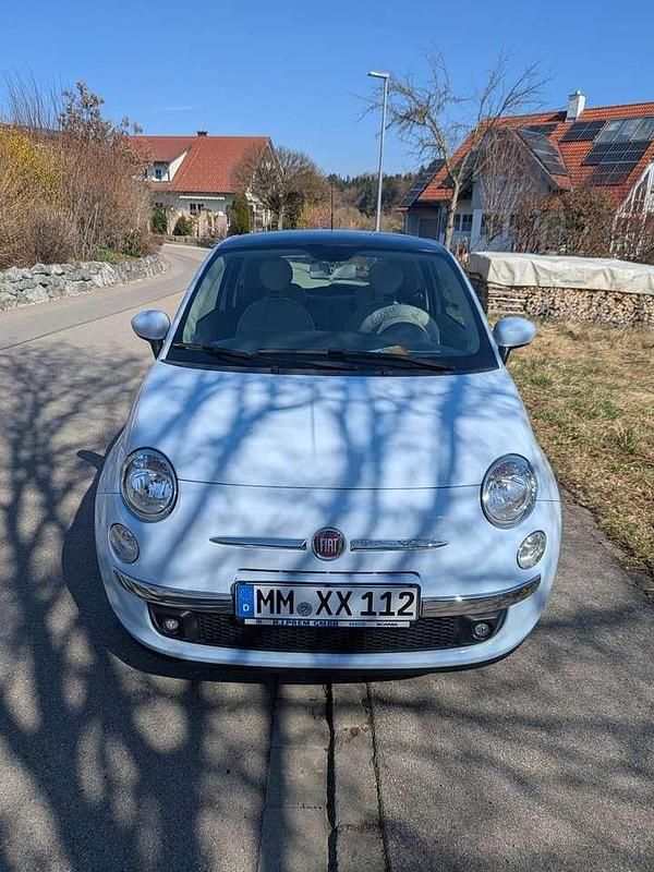 Gebraucht Fiat 500 Lounge 69 PS (50 kW) 2009 Blau Cabrio