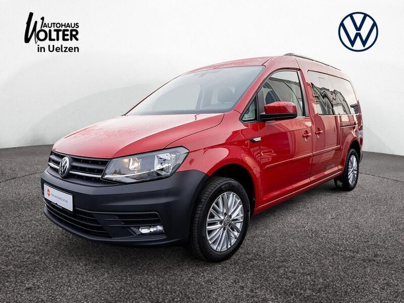 Gebraucht VW Caddy Maxi Trendline 131 PS (96 kW) 2020 Rot Van / Kleinbus