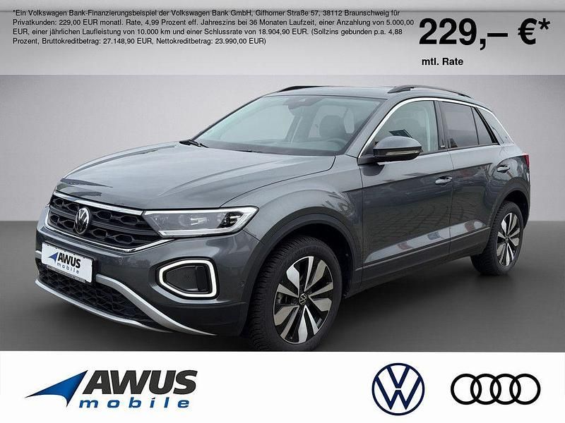 Grau / indiumgrau (metallic) Gebraucht 2024 VW T-Roc Move SUV | 28.990 € (Fairer Preis) - Bild 1/4