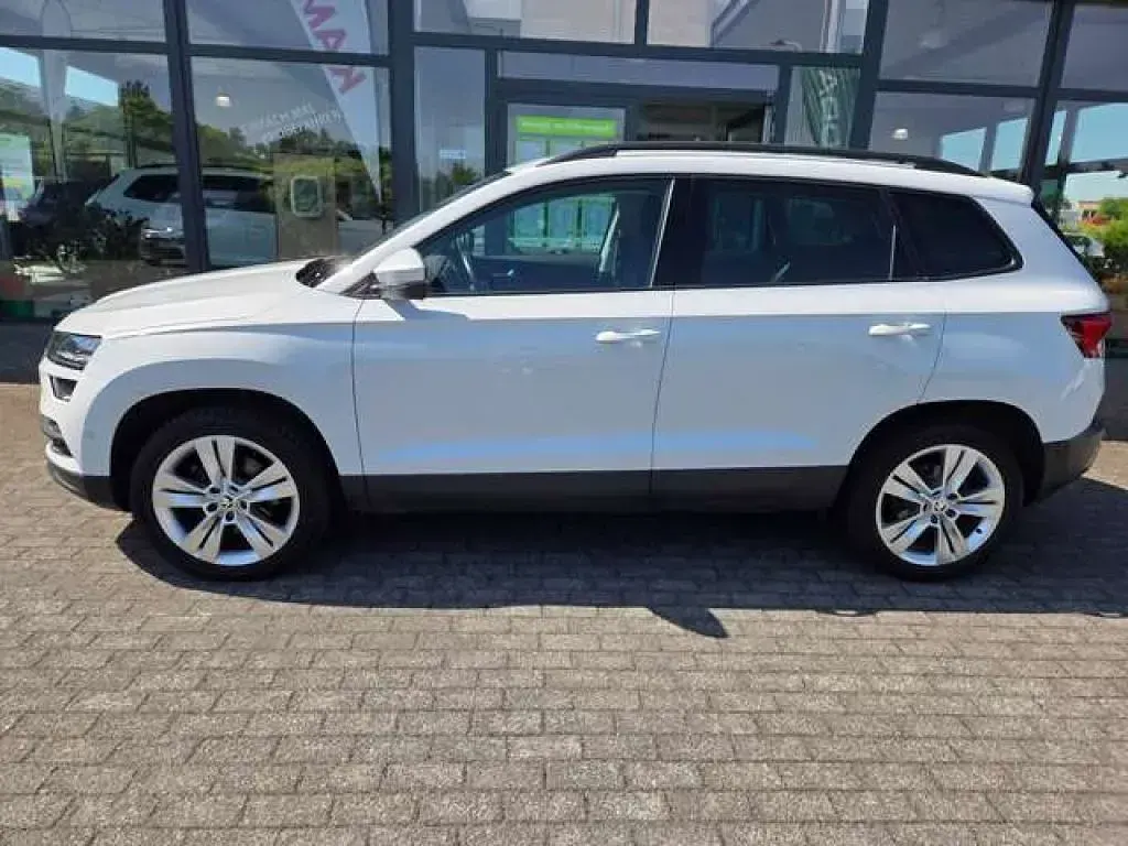 Gebraucht Skoda Karoq Style 150 PS (110 kW) 2018 Moonweiss perleffekt (metallic) SUV