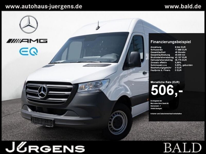 Weiß Gebraucht 2023 Mercedes Sprinter Van | 44.719 € (Etwas zu teuer) - Bild 1/4