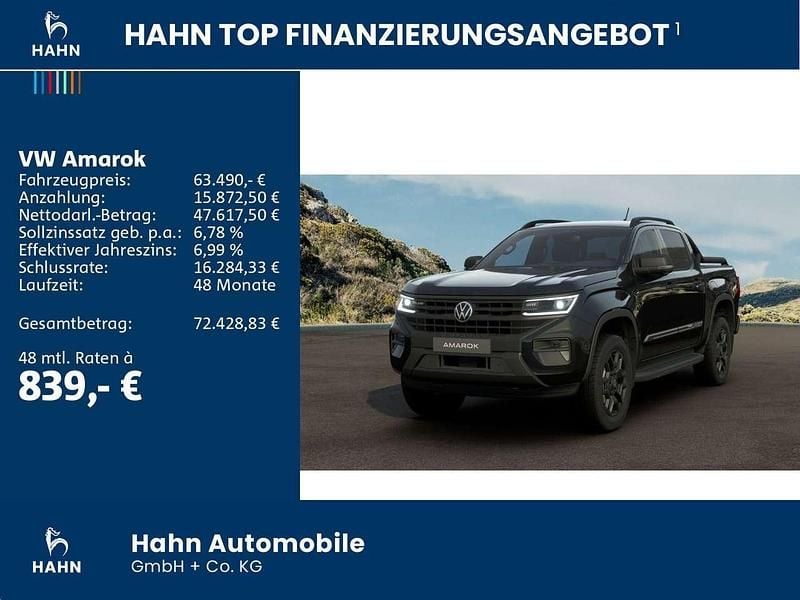 Neu VW Amarok Dark Label 241 PS (177 kW) 2026 Schwarz Abholung