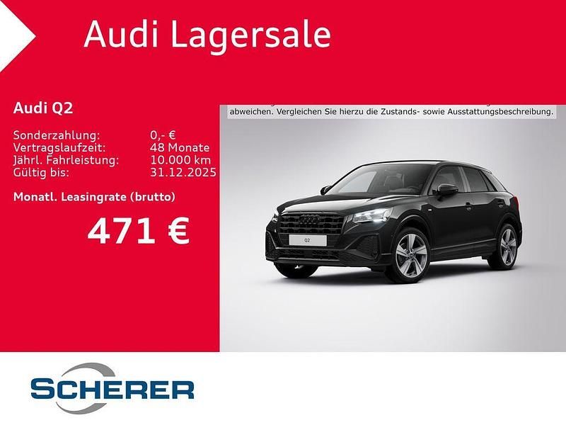 Schwarz Neu 2025 Audi Q2 S-Line SUV | 39.590 € (Etwas zu teuer) - Bild 1/4
