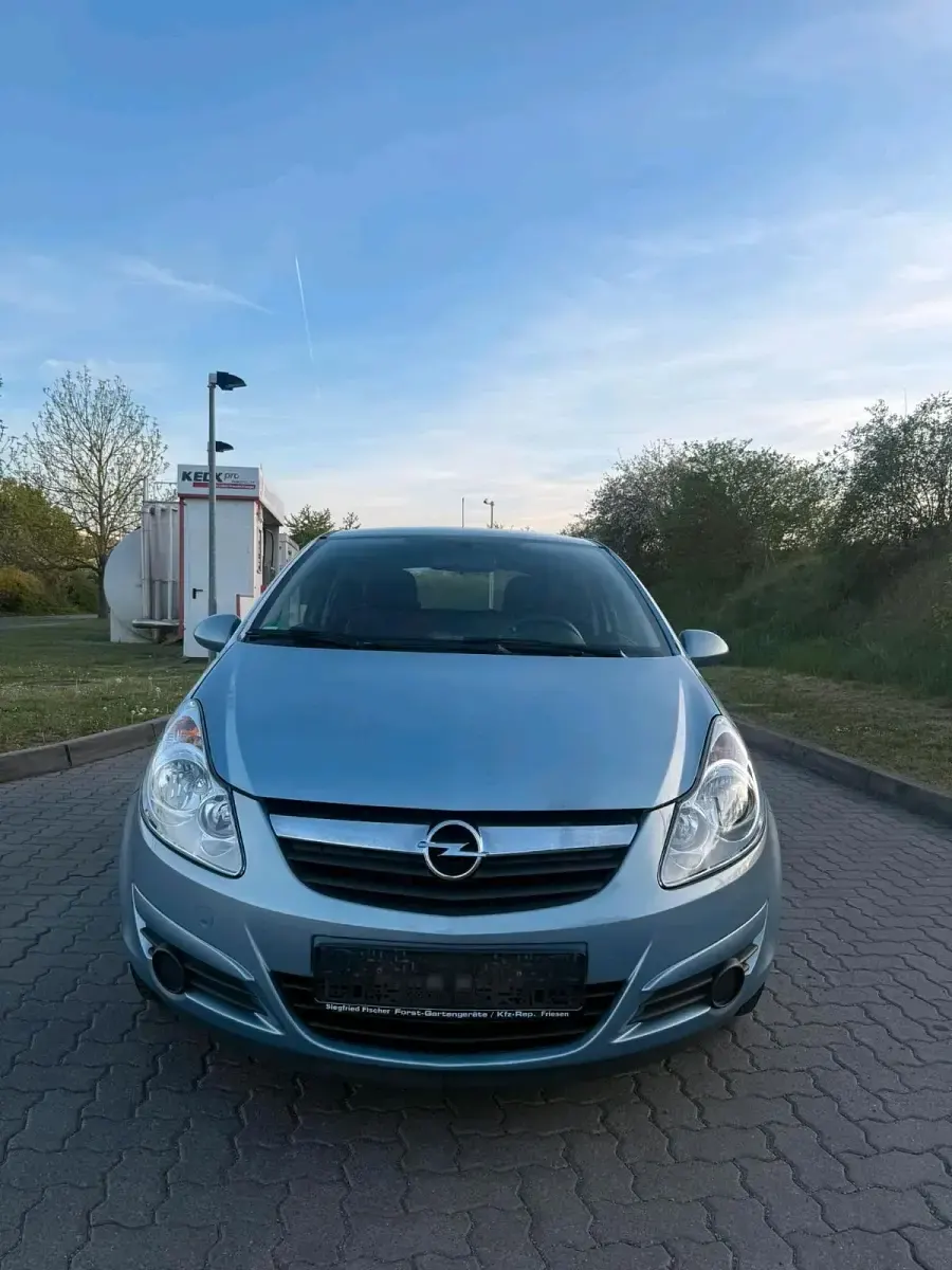 Gebraucht Opel Corsa 80 PS (58 kW) 2008 Blau Kleinwagen