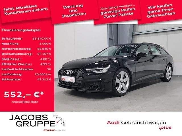 Brillantschwarz Gebraucht 2024 Audi S6 Basis Kombi | 63.840 € (Superpreis) - Bild 1/4