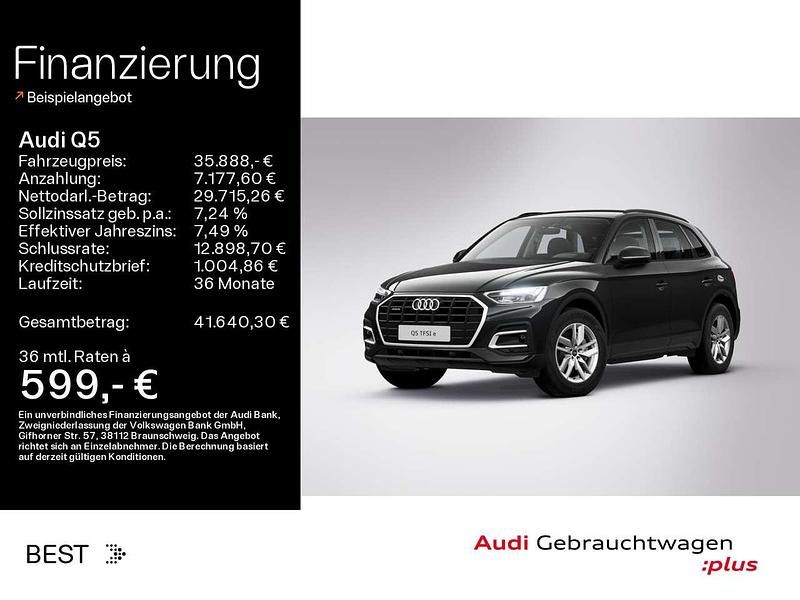 Brillantschwarz Gebraucht 2023 Audi Q5 SUV | 35.888 € (Superpreis) - Bild 1/3