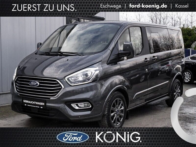 Grau Gebraucht 2021 Ford Tourneo Custom Limited Van / Kleinbus | 41.889 € - Bild 1/4