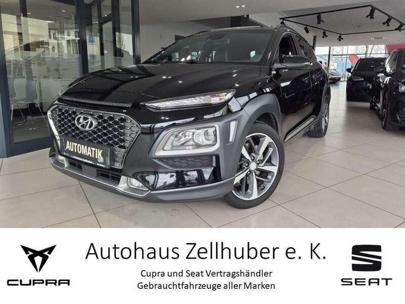 Schwarz Gebraucht 2018 Hyundai Kona Style SUV | 15.870 € (Etwas zu teuer) - Bild 1/4