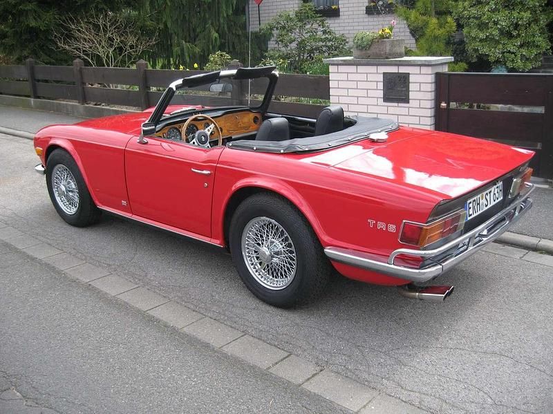 Gebraucht Triumph TR6 95 PS (69 kW) 1971 Rot Cabrio