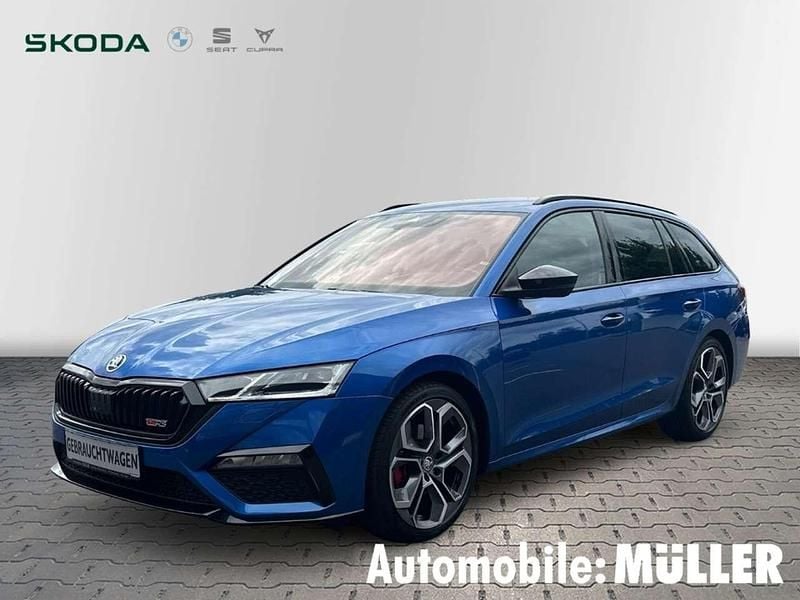 Blau Gebraucht 2023 Skoda Octavia RS Kombi | 30.870 € (Fairer Preis) - Bild 1/4