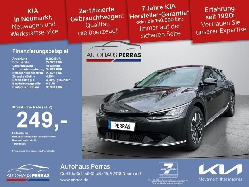 Interstellargrau (metallic) Gebraucht 2023 Kia EV6 2 SUV | 36.980 € (Guter Preis) - Bild 1/4