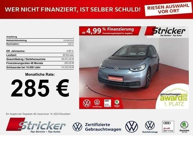 Stonewashed blue metallic Gebraucht 2021 VW ID.3 Pro Kleinwagen | 23.889 € (Etwas zu teuer) - Bild 1/4