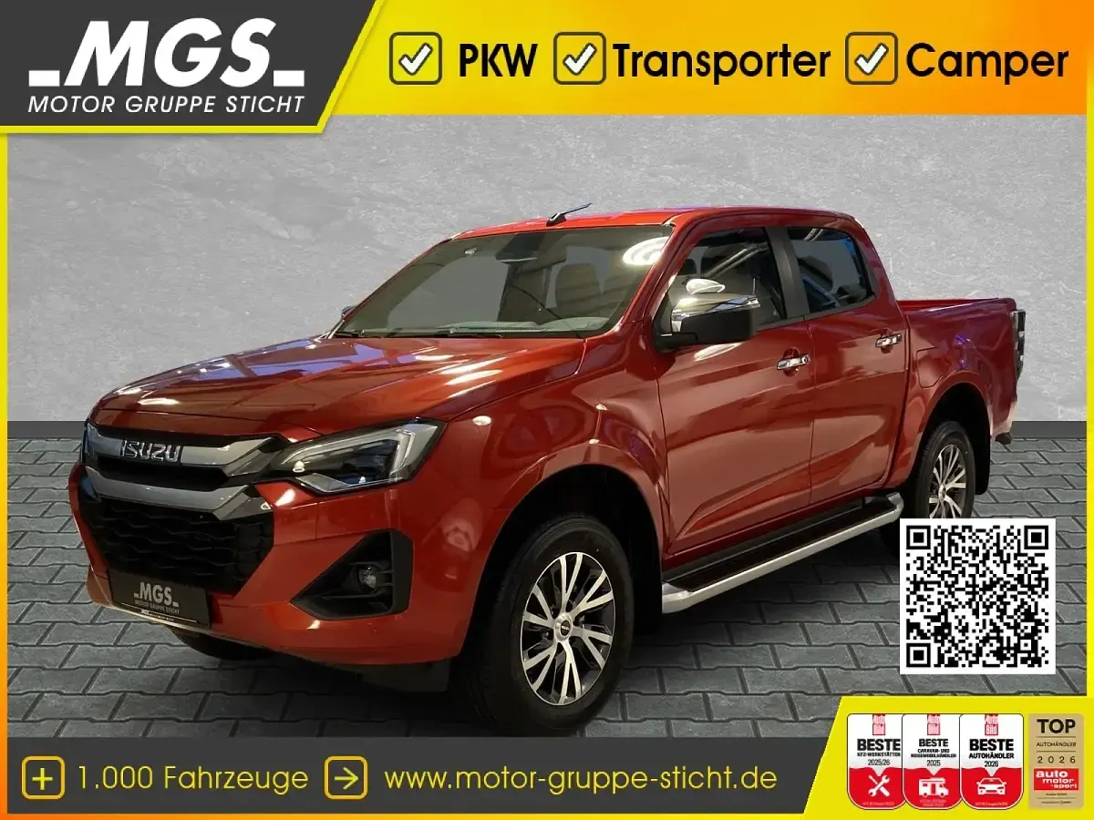 Neu Isuzu D-Max 163 PS (119 kW) 2025 Namibu orange Limousine