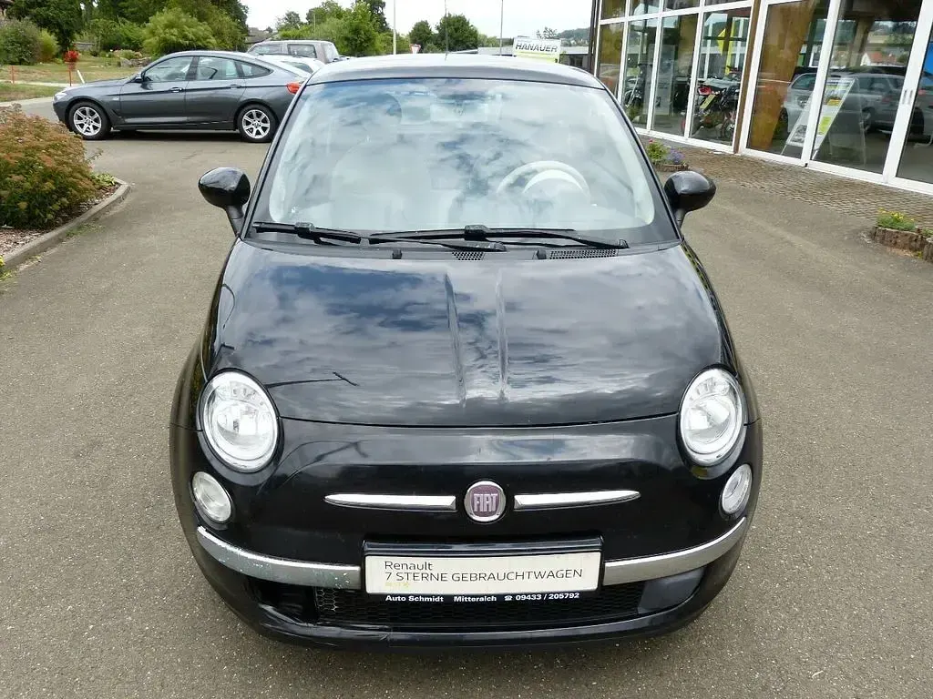 Gebraucht Fiat 500 Lounge 69 PS (50 kW) 2012 Schwarz Limousine