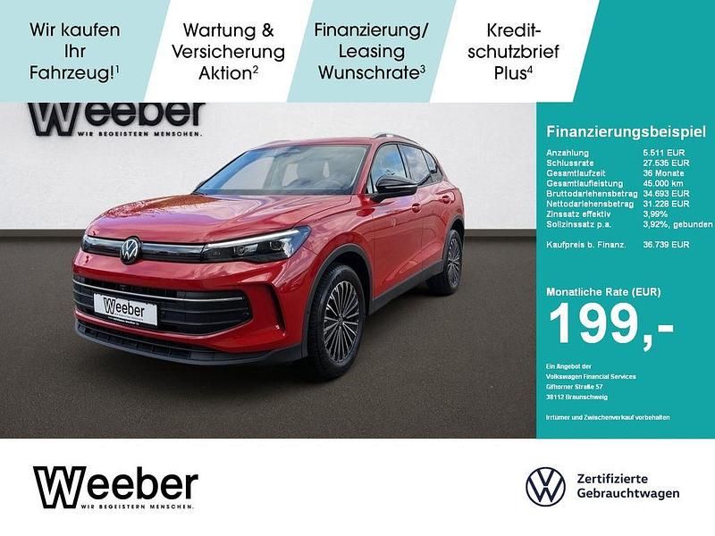 Rot Gebraucht 2025 VW Tiguan Goal SUV | 36.738 € - Bild 1/4