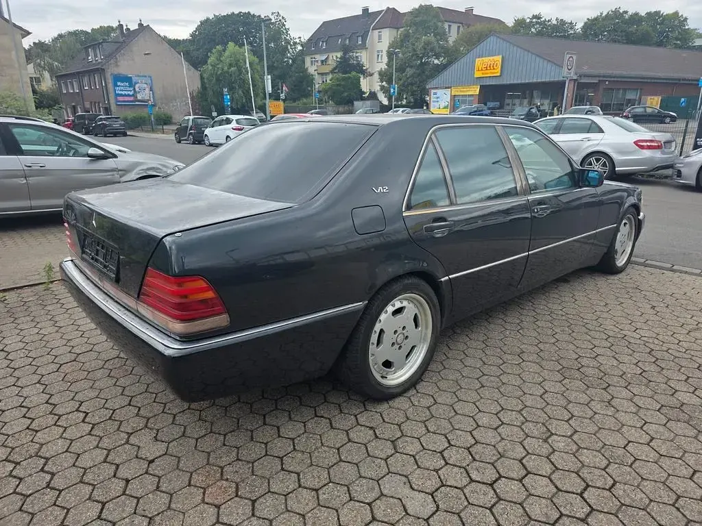 Gebraucht Mercedes S600 408 PS (300 kW) 1992 Schwarz Limousine