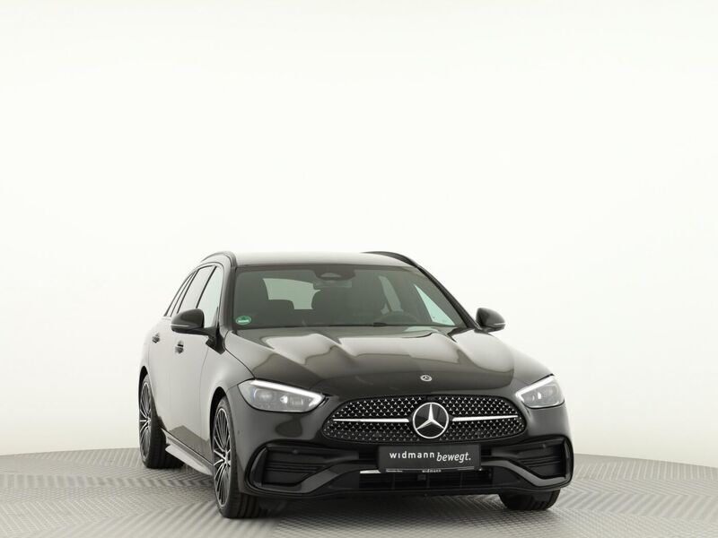Gebraucht Mercedes C200 AMG 163 PS (119 kW) 2024 Metalliclack obsidianschwarz Kombi