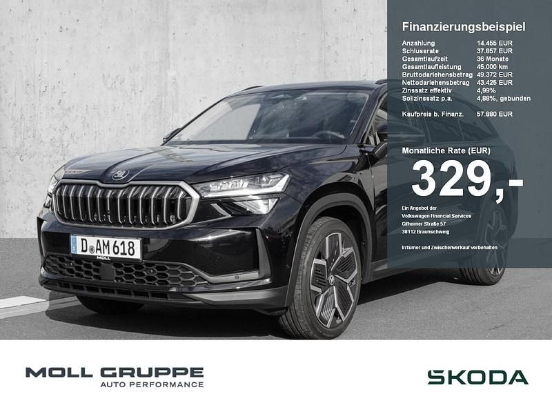 Schwarz Gebraucht 2025 Skoda Kodiaq Selection SUV | 57.880 € (Teuer) - Bild 1/4