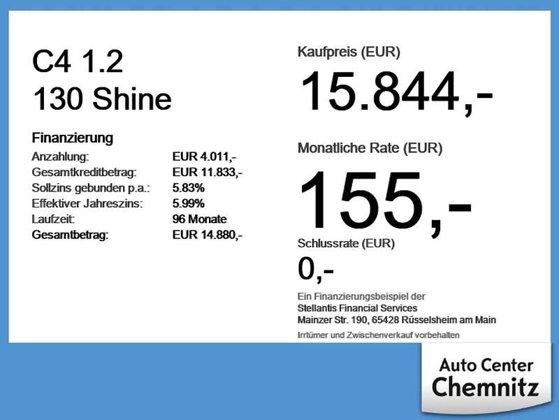 Second-hand Citroën C4 Shine 131 CP (96 kW) 2023 Albastru SUV