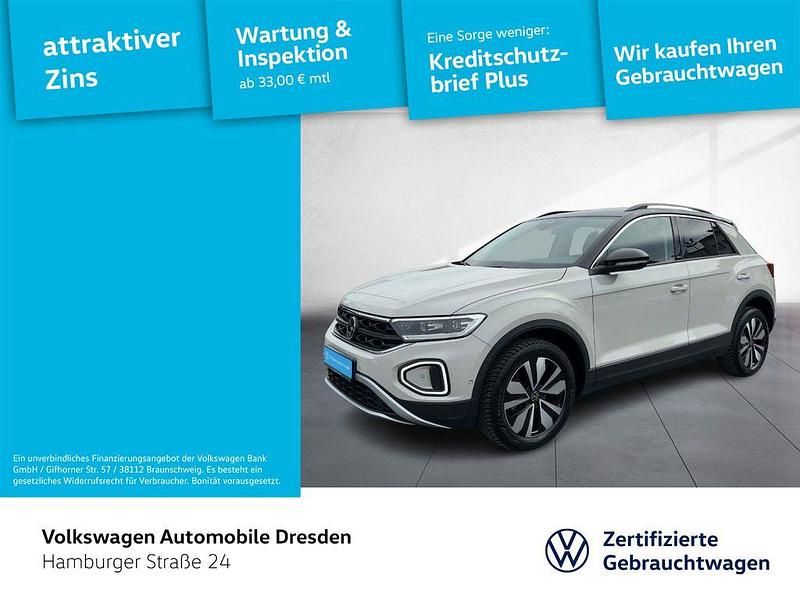 Ascotgrau schwarz Gebraucht 2024 VW T-Roc Move SUV | 27.490 € (Guter Preis) - Bild 1/4