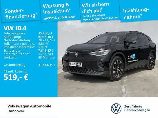 Grenadillschwarz metallic Gebraucht 2024 VW ID.4 Pro SUV | 49.950 € - Bild 1/4