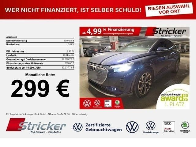Gebraucht 2023 Audi Q4 Sportback e-tron S-Line SUV | 30.950 € (Superpreis) - Bild 1/3