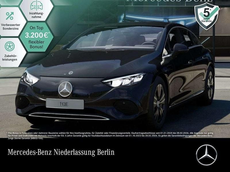 Obsidianschwarz Gebraucht 2025 Mercedes EQE300 Advanced Plus Limousine | 43.990 € (Superpreis) - Bild 1/3