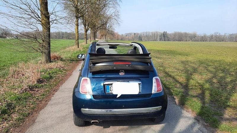 Second-hand Fiat 500C 69 CP (50 kW) 2012 Albastru Cabrio