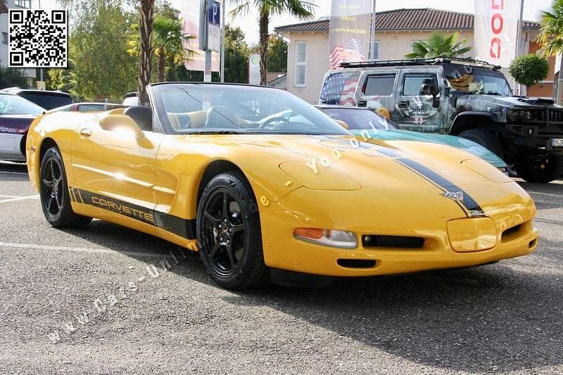 Second-hand Corvette C5 345 CP (253 kW) 2003 Galben Cabrio