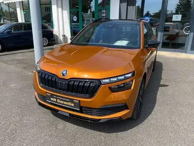 Gebraucht Skoda Kamiq Monte Carlo 110 PS (80 kW) 2022 Phönixorange  metallic (metallic) SUV