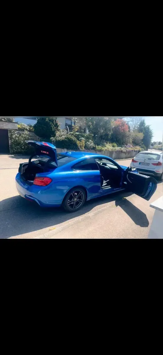 Gebraucht BMW 420 Coupé M Sport 184 PS (135 kW) 2015 Blau Coupé
