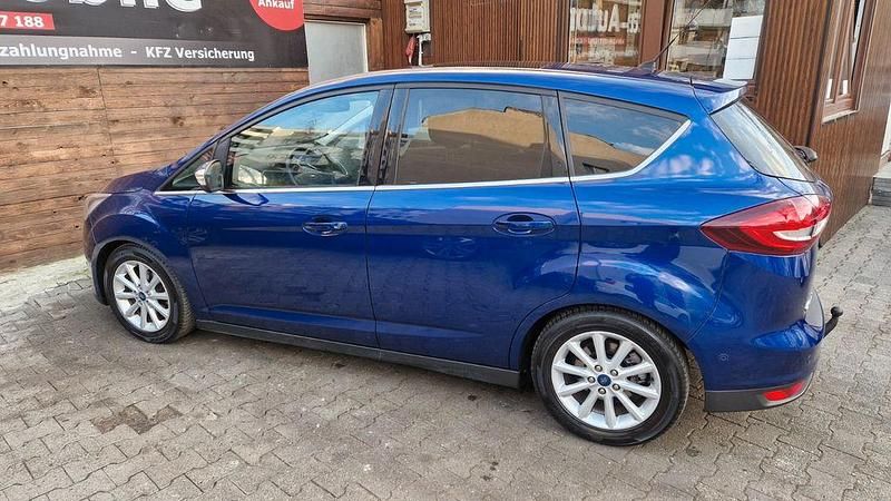 Gebraucht Ford C-MAX Titanium 125 PS (91 kW) 2016 Blau Van / Kleinbus