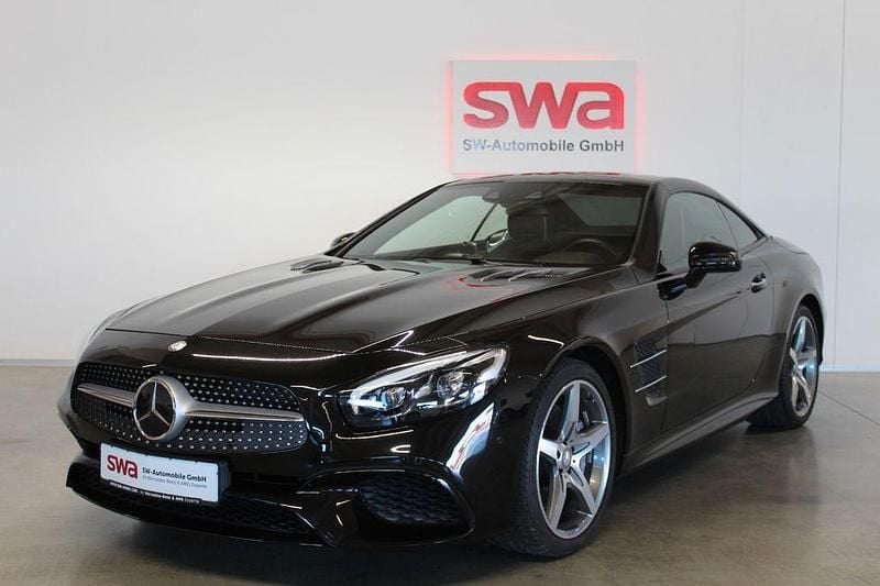 Schwarz Gebraucht 2016 Mercedes SL400 AMG Cabrio | 59.900 € (Etwas zu teuer) - Bild 1/3