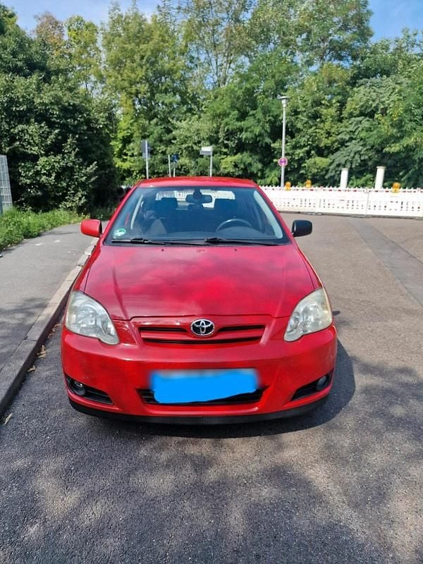 Rot Gebraucht 2004 Toyota Corolla Limousine | 3.900 € (Guter Preis) - Bild 1/4