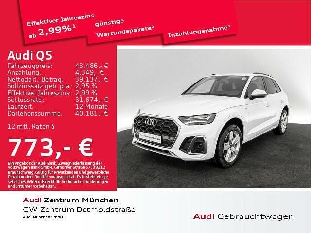 Gebraucht Audi Q5 S-Line 367 PS (269 kW) 2022 Ibisweiß SUV