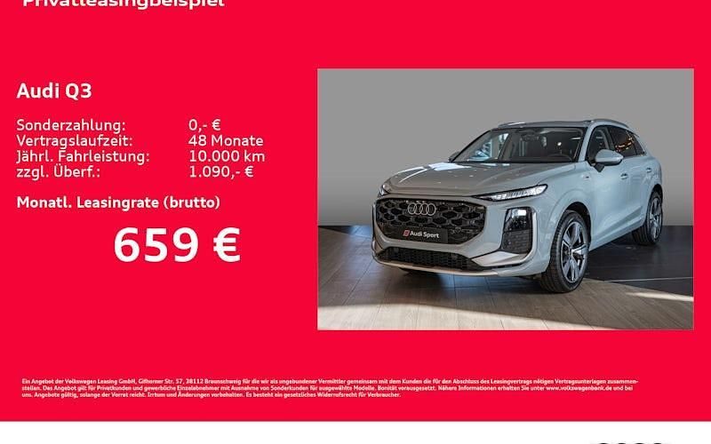 Neu Audi Q3 Ambiente 150 PS (110 kW) 2025 Grau SUV