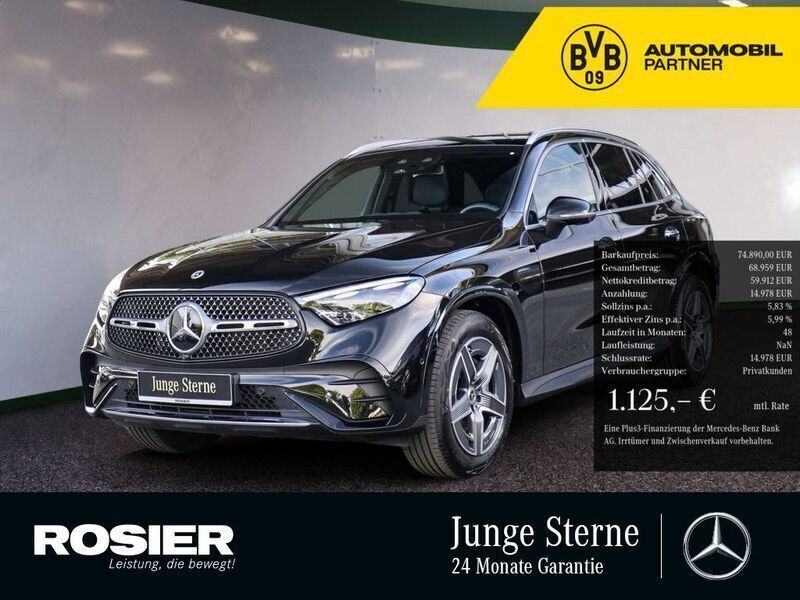 Schwarz / obsidianschwarz Gebraucht 2024 Mercedes GLC450 Premium Plus SUV | 76.261 € (Fairer Preis) - Bild 1/4