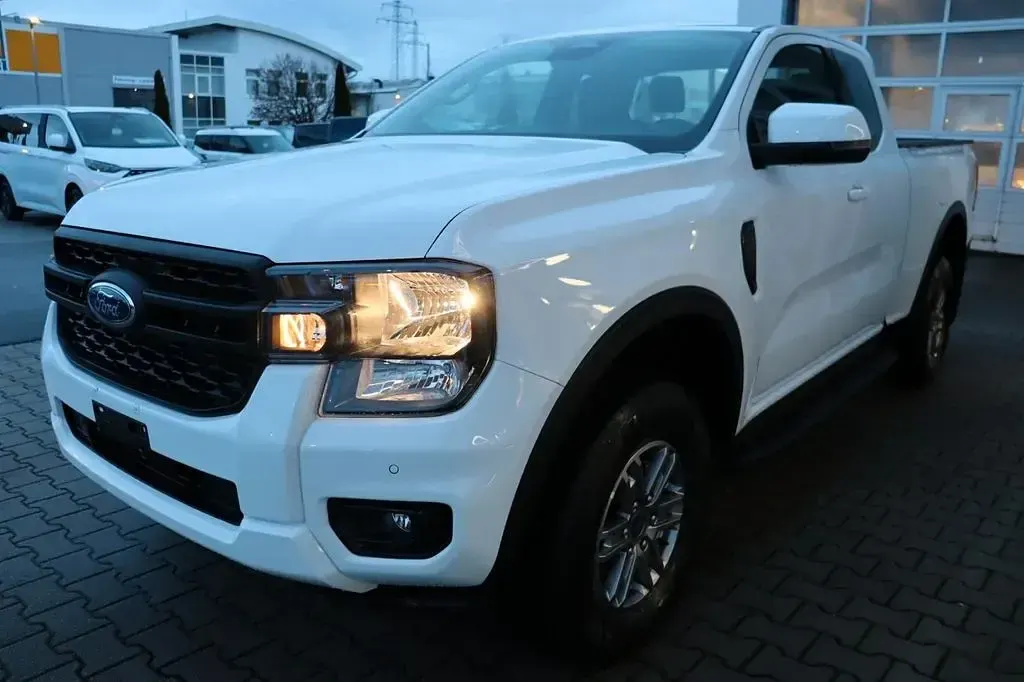 Ny Ford Ranger XLT 241 HK (177 kW) 2026 Hvid Pickup / Ladvogn