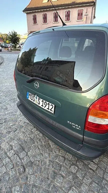 Gebraucht Opel Zafira 125 PS (91 kW) 2001 Grün Van / Kleinbus