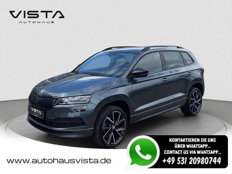 Quarzgrau metallic Gebraucht 2021 Skoda Karoq Business Line SUV | 25.900 € (Fairer Preis) - Bild 1/4