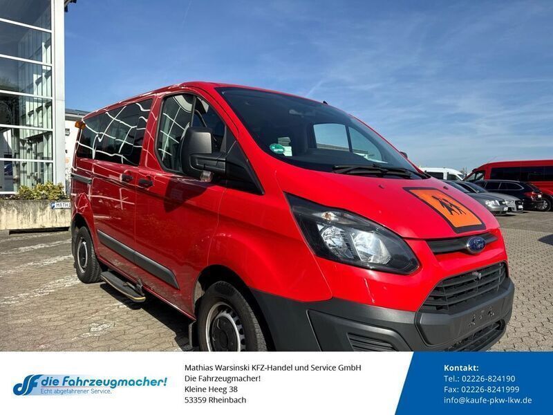 Rot Gebraucht 2014 Ford Transit Custom Kombi | 10.488 € (Teuer) - Bild 1/4