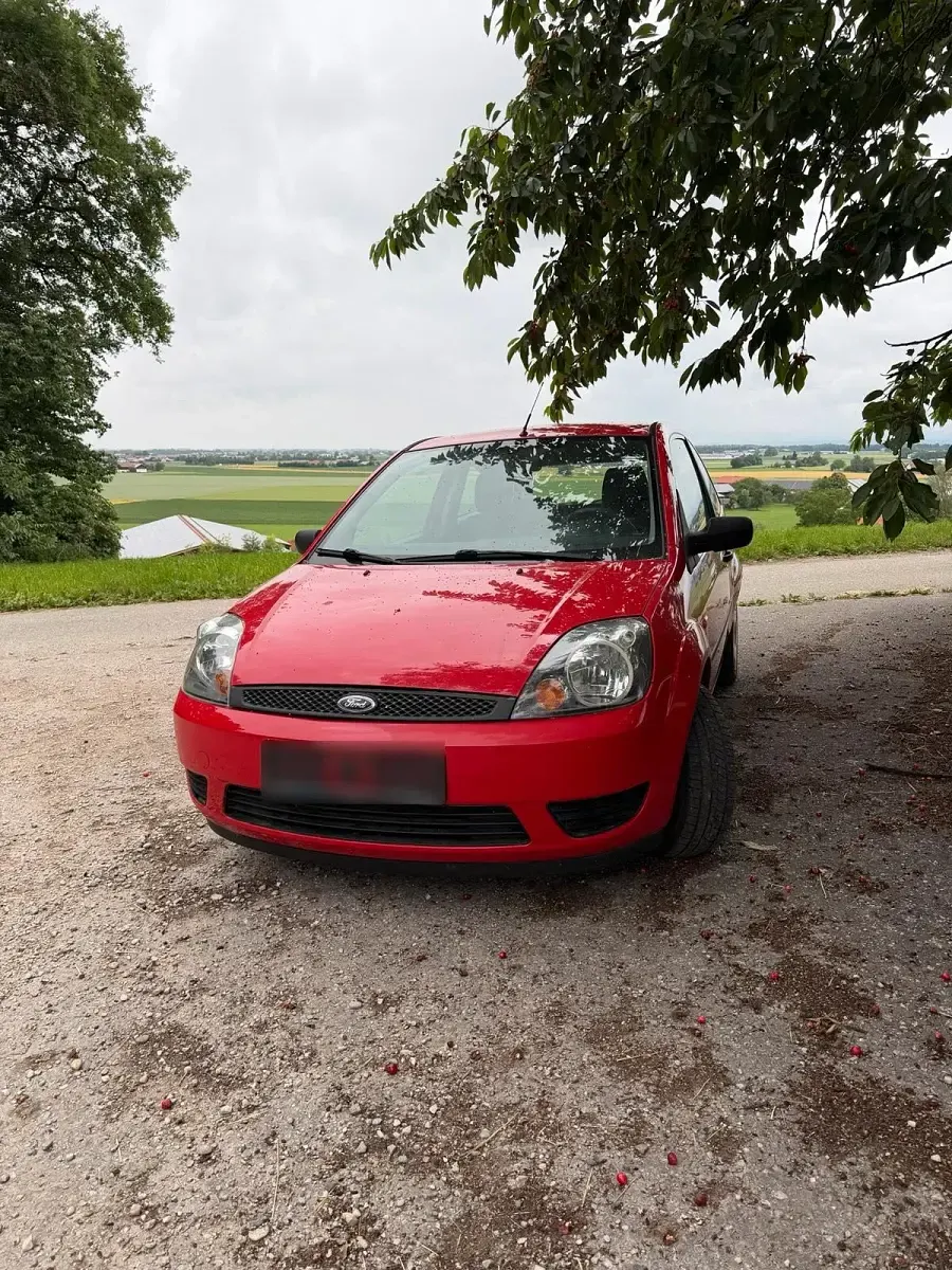 Gebraucht Ford Fiesta 44 PS (32 kW) 2005 Rot Kleinwagen