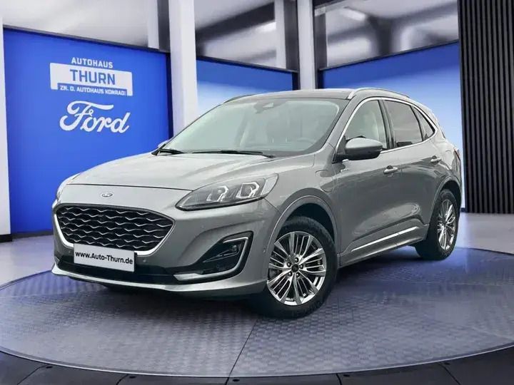 Mineralsilber metallic Gebraucht 2021 Ford Kuga Vignale SUV | 29.990 € (Teuer) - Bild 1/4